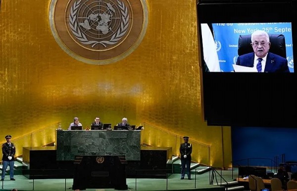 Mahmud Abbas'tan BM'ye video mesaj! Filistin'i tanıyan ülkelere teşekkür etti